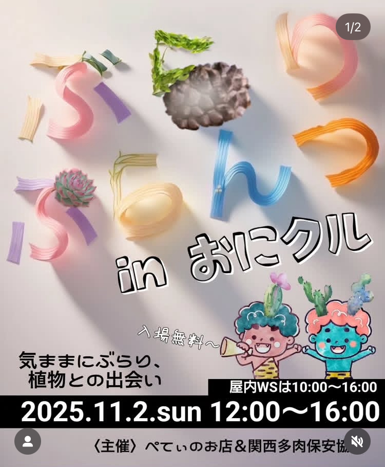 ぶらりぷらんつinおにクル