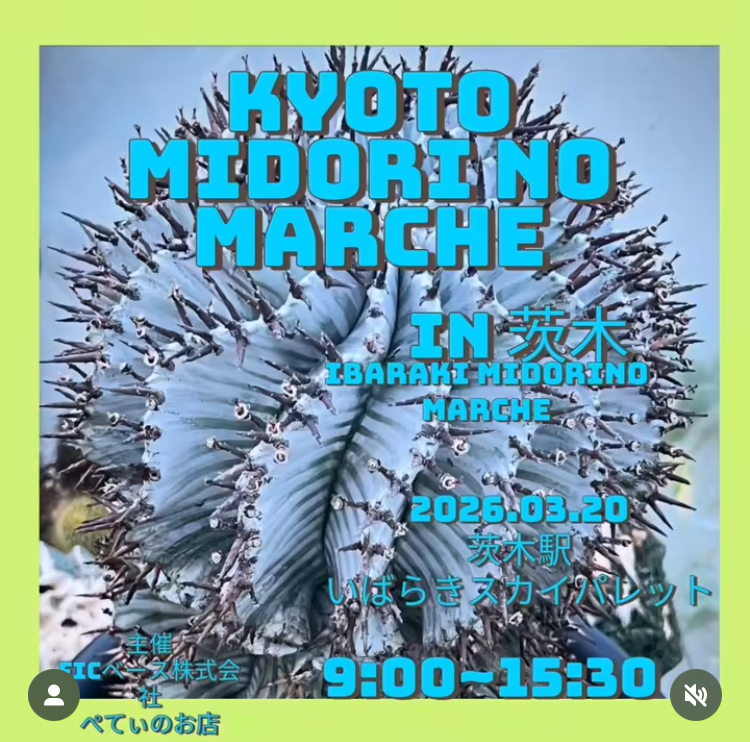 KYOTO MIDORI NO MARCHE IN 茨木
